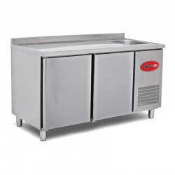 Empero Counter Type Refrigerator, Sink, 2 Doors, 300 L - Empero