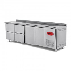 Empero Counter Type Refrigerator with Fan, 4 Drawer+2 Door, 700 L - Empero