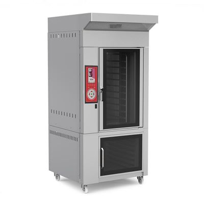 Empero Döner Konveksiyonel Fırın, 99x96x224 cm, LPG'li - 1