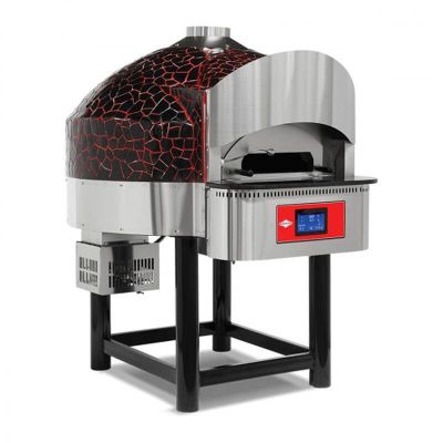 Empero EMP.SPO.04-D 30 cm x 6 Pizza Kapasiteli Döner Tabanlı Dijital Pizza Fırını, Gazlı - 1