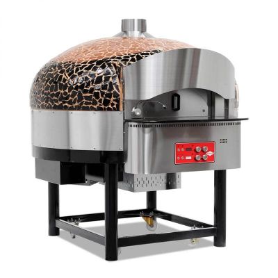 Empero EMP.SPO.02-D 30 cm x 9 Pizza Kapasiteli Döner Tabanlı Dijital Pizza Fırını, Gazlı - 1