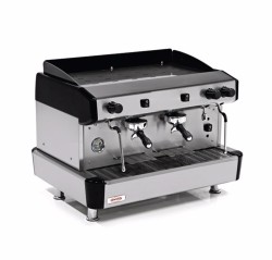 Empero Yarı Otomatik Espresso Kahve Makinesi, 2 Gruplu, Siyah 
