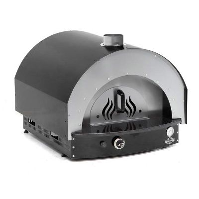 Empero PLF.PLS.D5.B Ev Tipi Taş Tabanlı 25 cm x 4 Pizza Kapasiteli Pizza ve Pide Fırını, Gazlı, Siyah - 2