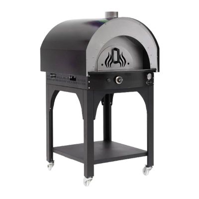 Empero PLF.PLS.D5.B Ev Tipi Taş Tabanlı 25 cm x 4 Pizza Kapasiteli Pizza ve Pide Fırını, Gazlı, Siyah - 4