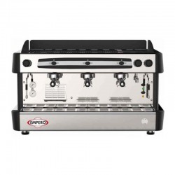 Empero Fully Automatic Espresso Coffee Machine, 3 Groups, Black - Empero