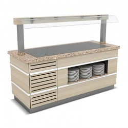 Empero Galata Cold Service Unit, Breathable, Stainless, 200x90x90/155 cm - Empero