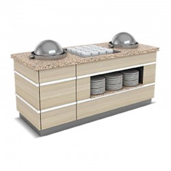Empero Galata Soup Service Unit, 2 Soup Servers, 200x90x90 cm - Empero