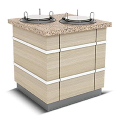 Empero Galata Tabak Dispenseri, Nötr, 2 Tabak, 110x90x90 cm - 1