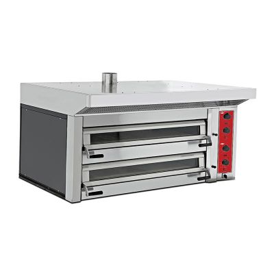 Empero EMP.GF.01.D Gold Midi 34 cm x 4+4 Pizza Kapasiteli Çift katlı Pizza Fırını, Elektrikli - 1