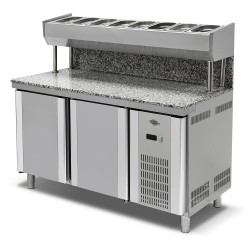 Empero Granitli Pizza ve Salata Hazırlık Buzdolabı, 2 Kapılı, 300 L - Empero