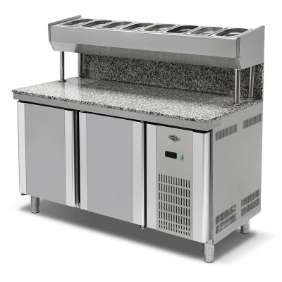 Empero Granitli Pizza ve Salata Hazırlık Buzdolabı, 2 Kapılı, 300 L - 1