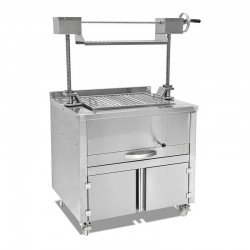 Empero Grill Unit with Lift, 80x74x15 cm, Charcoal - Empero