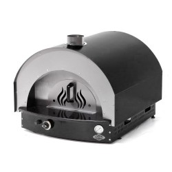 Empero Home type Pizza and Pide oven with stone floor, Gas, Black - Thumbnail