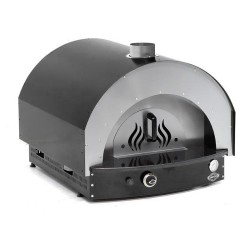  Empero Home type Pizza and Pide oven with stone floor, Wood-Fired, Black - Thumbnail