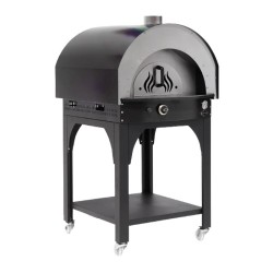  Empero Home type Pizza and Pide oven with stone floor, Wood-Fired, Black - Thumbnail