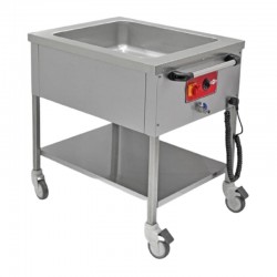 Empero Hot Mobile Bain Marie, 4x1/1 GN Capacity - Empero