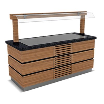 Empero Kapadokya Paslanmaz Soğuk Servis Ünitesi, Nefeslikli, 240x90x90/155 cm - 1