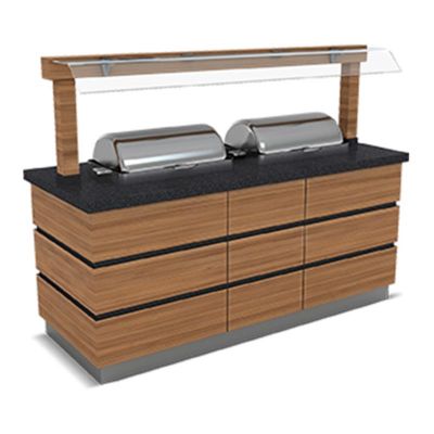 Empero Kapadokya Sıcak Servis Ünitesi, Nefeslikli, 3 Chafing Dish - 1