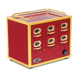 Empero Nut Warmer, 6 Drawers, 50x38x45 cm - Empero