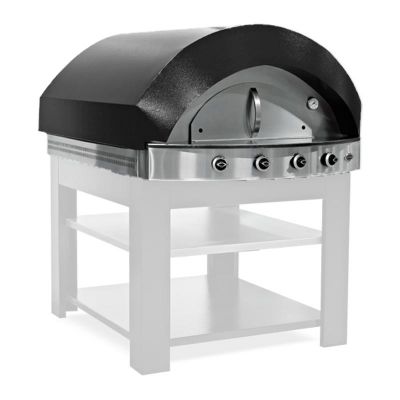  Empero Pizza and Pide Oven, 977x1037x770 mm, Gas, Black - 1