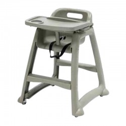 Empero Plastic High Chair, 60x60x75 cm - Empero