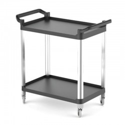 Empero Plastic Service Trolley, 2 Layers, 50x80x97 cm - Empero