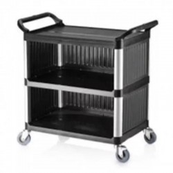 Empero Plastik Servis Arabası, Monoblok, 2 Katlı, 50x80x97 cm - Empero