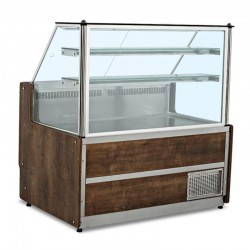 Empero Pluto Flat Glass Display Showcase, 200x87x135 cm - Empero