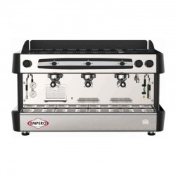 Empero Semi-Automatic Espresso Coffee Machine, 3 Groups, Black - Empero