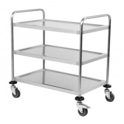 Empero Service Trolley, Three Layers, 55x86x90 cm - Empero