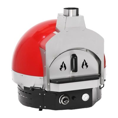 Empero SPO.H-60 Ev Tipi Taş Tabanlı Pizza Fırını, Gazlı, Kırmızı - Empero