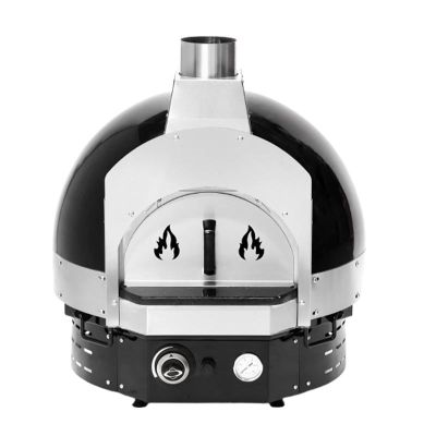 Empero SPO.H-70 Ev Tipi Taş Tabanlı Pizza Fırını, Gazlı, Siyah - Empero