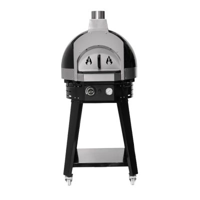 Empero SPO.H-70 Ev Tipi Taş Tabanlı Pizza Fırını, Gazlı, Siyah - Empero