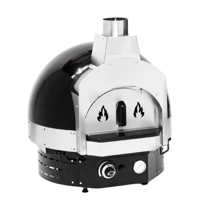  Empero SPO.H-70 Home type Pizza oven with stone floor, Wood-Fired, Black - 2