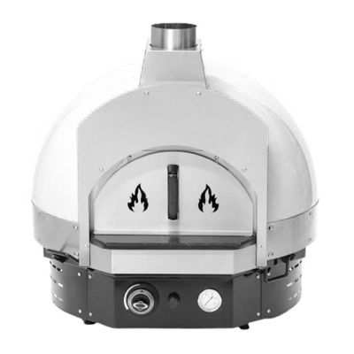 Empero SPO.H-70 Home type Pizza oven with stone floor, Wood-Fired, white - 1