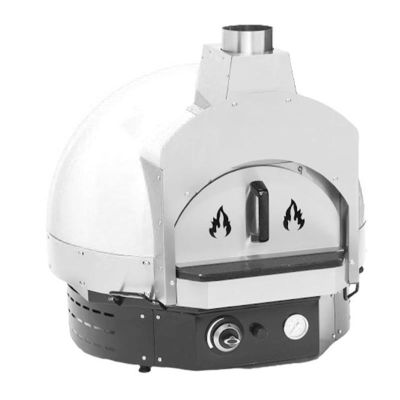 Empero SPO.H-70 Home type Pizza oven with stone floor, Wood-Fired, white - 2