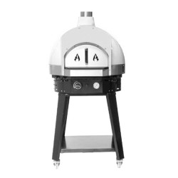 Empero SPO.H-70 Home type Pizza oven with stone floor, Wood-Fired, white - Thumbnail