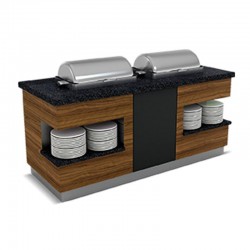 Empero Sumela Hot Service Unit, 3 Chafing Dish - Empero