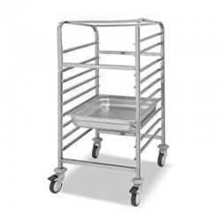 Empero Tray Trolley, Single, 2/1 GN, 9 Tray Capacity - Empero