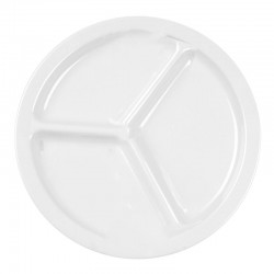Empero Unbreakable Service Plate, 3 Compartment, 23 cm - Empero