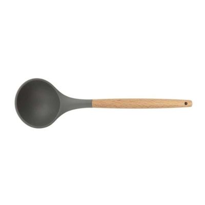 Epinox AHK-11 Ahşap Sap Silikon Kepçe, 31 cm - 1