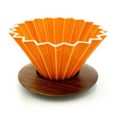 Epinox ASD-20 Ahşap Standlı Dripper, Turuncu - 1