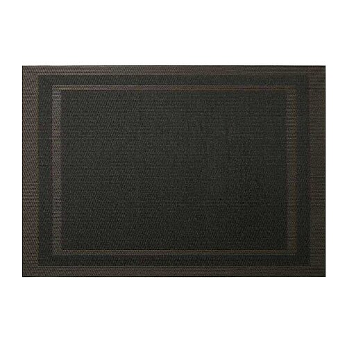 Epinox AS-10G PVC Amerikan Servis, 30x45 cm, Siyah - Çerçeveli Desen - 1