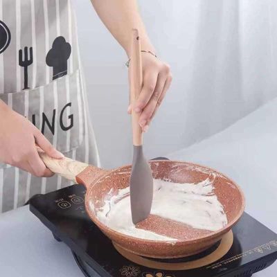 Epinox ASH-13 Ahşap Sap Silikon Sıyırma Spatulası, 31.5 cm - 2