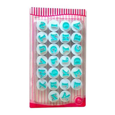 Epinox BKP-26 Push Mould Capital Letter Set - Epinox