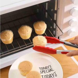 Epinox BMK-25 ملقط شواء سيليكون، 25 سم، أحمر - 3