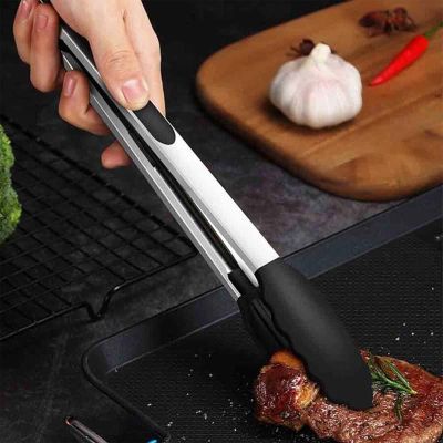 Epinox BMS-35 Silikon Barbekü Maşası, 35 cm, Siyah - Epinox