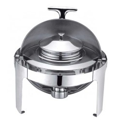 Epinox CCD-45 Roll Top Chafing Dish Çorbalık, 4.5 L - Thumbnail