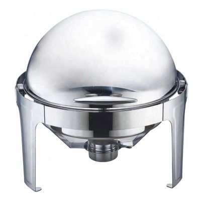 Epinox CCD-45 Roll Top Chafing Dish Çorbalık, 4.5 L, Jel Yakıt + Elektrikli - 2