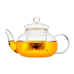 Epinox CD-450C Glass Strainer Teapot, 450 ml - 1